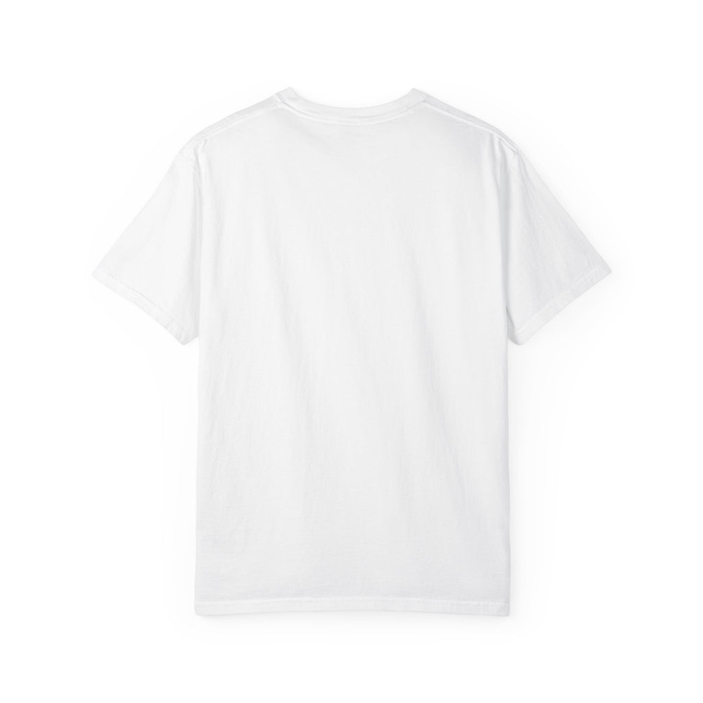 Raven Script T-Shirt — Gothic Raven Illustration with Calligraphy